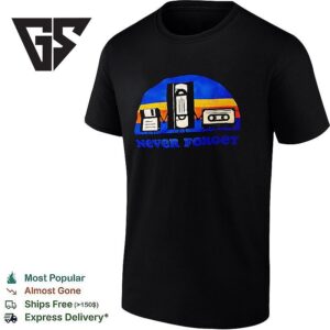 Qwertee Never Forget Vintage T-Shirt