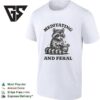 Raccoon Yoga Meditating And Feral Funny Meditation T-Shirt