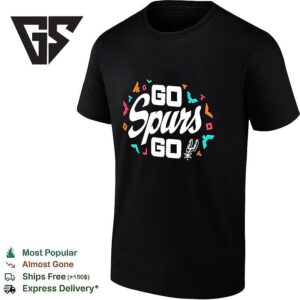 San Antonio Spurs Essentials 2026 Playoff Go Spurs Go T-Shirt