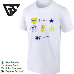 Seattle Mariners Quartz History Lock Foundation T-Shirt