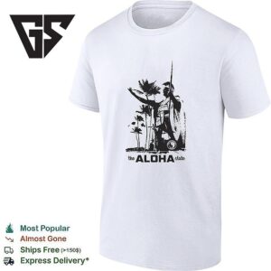 The Aloha State Ka Black White Art T-Shirt