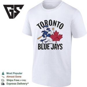 Toronto Blue Jays Ace Mascot Throwing Ball T-Shirt