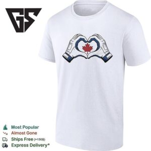 Toronto Blue Jays Baseball Canada In Heart Hands Sign T-Shirt