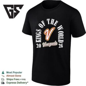 Venezuela Team 2026 World Baseball Classic Champions Kings Of The World T-Shirt