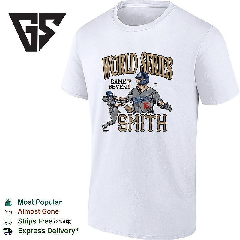 Will Smith Los Angeles Dodgers 2026 Royal 2026 Gold Collection Game Seven World Series Champions T-Shirt Will Smith Los Angeles Dodgers 2026 Royal 2026 Gold Collection Game Seven World Series Champions T-Shirt