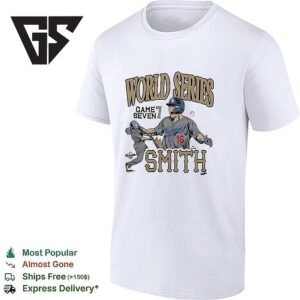 Will Smith Los Angeles Dodgers Homage 2026 Gold Collection Game Seven T-Shirt