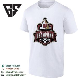 Wisconsin Badgers Ice Hockey 2026 NCAA National Champions T-Shirt