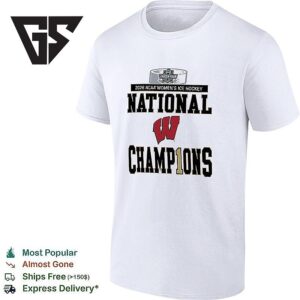 Wisconsin Badgers Women’s Hockey Team National Champions T-Shirt