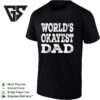 World’s Okayest Dad Funny Father Humor Retro T-Shirt