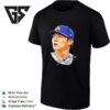 Yoshinobu Yamamoto Los Angeles Dodgers Baseball Signature Portrait T-Shirt