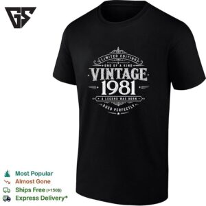 1981 Vintage Limited Edition T-Shirt