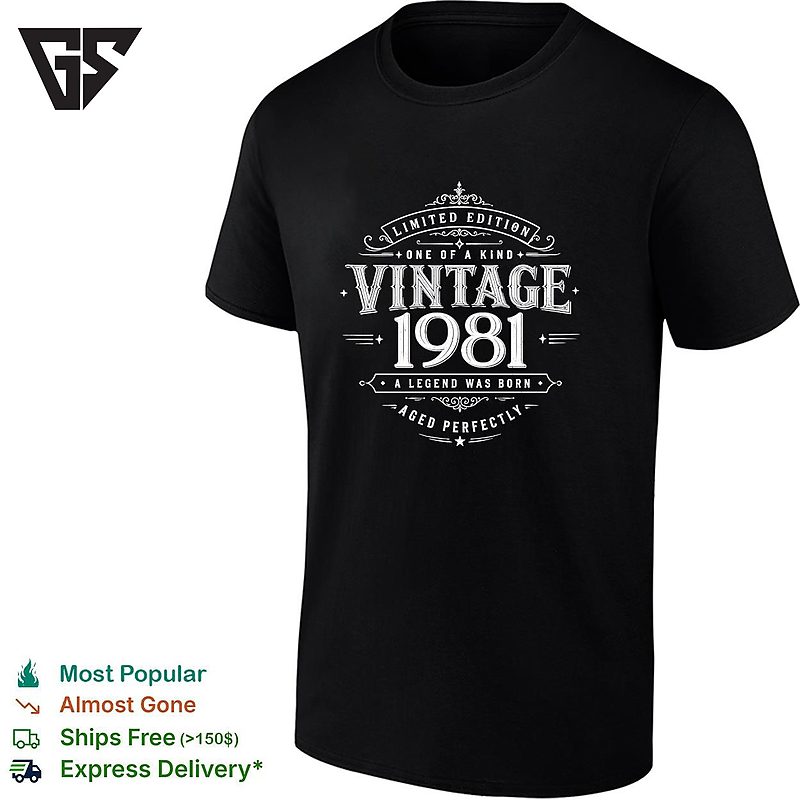 1981 Vintage Limited Edition T-Shirt 1981 Vintage Limited Edition T-Shirt