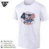 4th Of July 2026 American Flag Fireworks Patriotic National Holiday Celebration T-Shirt