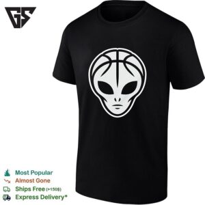 Alien Basketball Head Victor Wembanyama San Antonio Spurs NBA T-Shirt