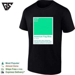 American Flag Blue 2026 Color Of The Year Djt Parody T-Shirt