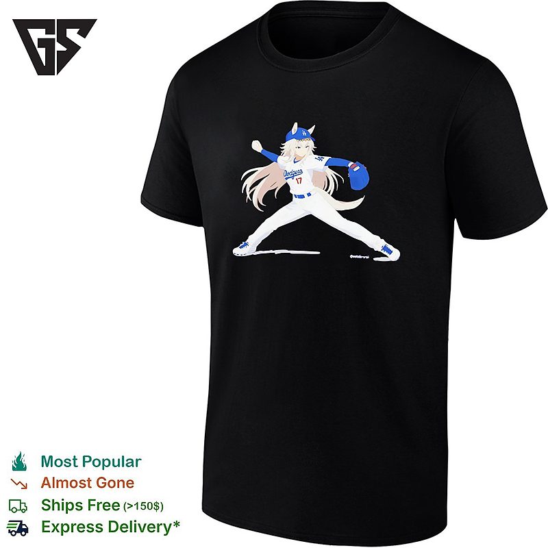Anime Style Baseball Pitcher Number 17 Action Illustration T-Shirt Anime Style Baseball Pitcher Number 17 Action Illustration T-Shirt