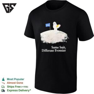 Astronaut Planting Intel Flag Same Suit Different Frontier T-Shirt