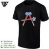 Atlanta Braves Inspired Tomahawk Letter A Logo Crossed Bats T-Shirt
