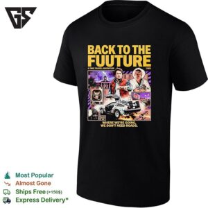 Back To The Fuuture Marty Mcfly Doc Brown 1985 A Time Travel Adventure T-Shirt