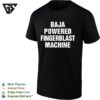 Baja Powered Fingerblast Machine Text T-Shirt