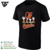 Baltimore Orioles Snoopy Road Peanuts Characters T-Shirt