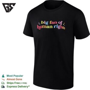 Big Fan Of Human Rights Vitnage T-Shirt