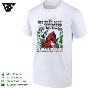 Big Head Todd And The Monsters With 4 Non Blondes June 6 2026 Red Rocks T-Shirt