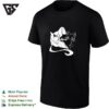 Black Cat Space Traveler Astronaut Helmet T-Shirt