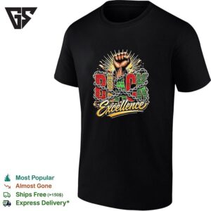 Black Excellence Fist And Chains African Inspired Pattern Cultural Pride T-Shirt