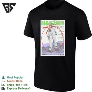 Bleachers Man On Rooftop Vintage Poster T-Shirt