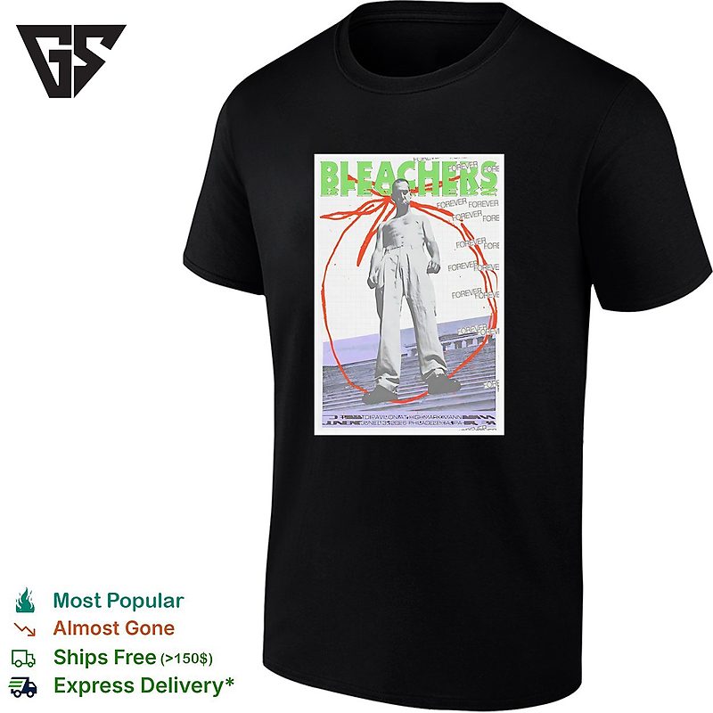 Bleachers Man On Rooftop Vintage Poster T-Shirt Bleachers Man On Rooftop Vintage Poster T-Shirt