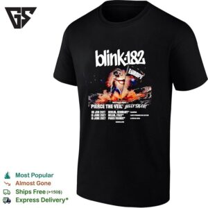 Blink-182 Europe Tour 2027 For Germany Italy And France T-Shirt