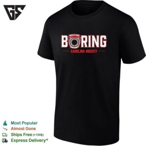 Boring Champs Ring Carolina Hockey T-Shirt