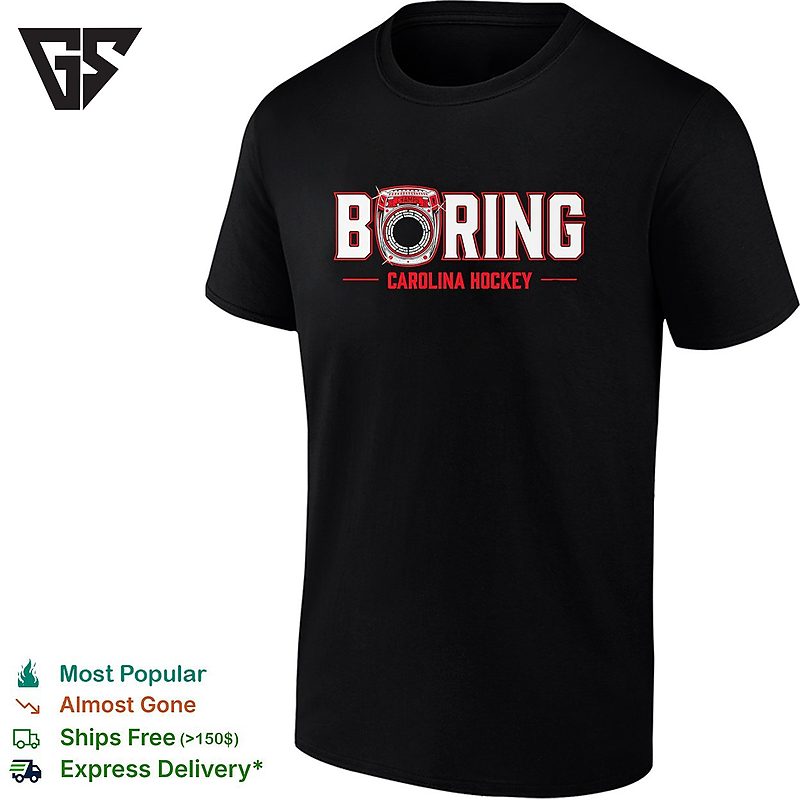Boring Champs Ring Carolina Hockey T-Shirt Boring Champs Ring Carolina Hockey T-Shirt