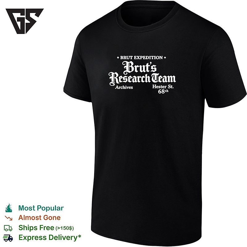 Brut Expedition Brut’s Research Team Hester Street T-Shirt Brut Expedition Brut’s Research Team Hester Street T-Shirt