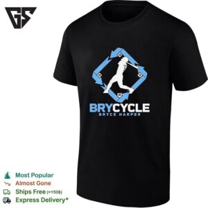 Bryce Harper Philadelphia Phillies Brycycle Baseball T-Shirt