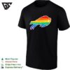 Buffalo Bills Pride Rainbow Logo NFL Football Team Sports Fan Apparel T-Shirt