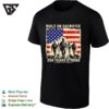 Built On Sacrifice 250 Years Strong United States Flag Patriotic Military T-Shirt