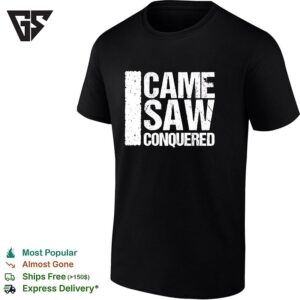 Came Saw Conquered Julius Caesar Quote History Rome Latin Veni Vidi Vici T-Shirt