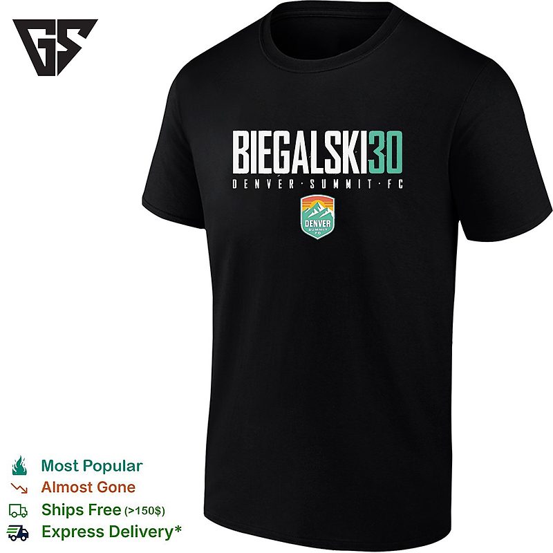Camryn Biegalski 30 Denver Summit Fc Professional Women’s Soccer Team T-Shirt Camryn Biegalski 30 Denver Summit Fc Professional Women’s Soccer Team T-Shirt