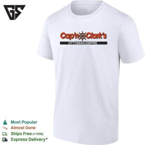 Cap N Clark S Ottoman Empire Nautical Ship Wheel Parody Pun Funny Comedy T-Shirt