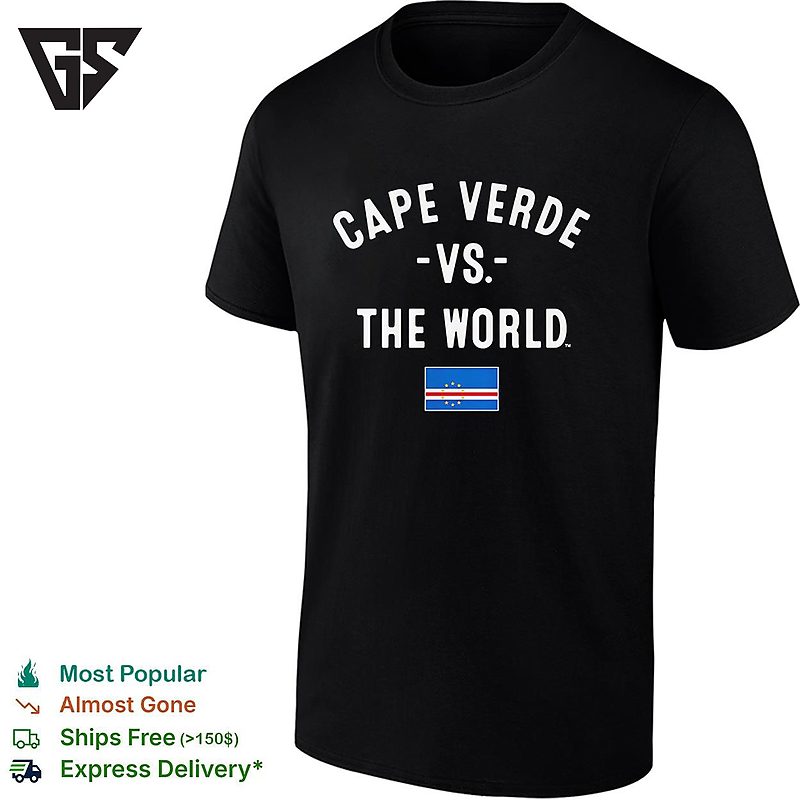 Cape Verde Vs The World Soccer Flag T-Shirt Cape Verde Vs The World Soccer Flag T-Shirt