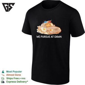 Capybara Police Driving Car We Pursue At Dawn T-Shirt