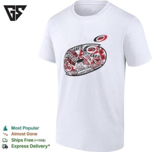 Carolina Hurricanes Stanley Cup Champions Oval Badge Collage T-Shirt