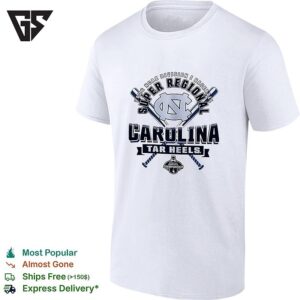 Carolina Tar Heels 2026 NCAA Division I Baseball Super Regional Championship T-Shirt
