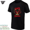 Cats Against Fascism Murder Apparel Halloween Black Political Activism T-Shirt