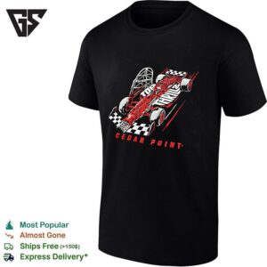 Cedar Point Top Thrill 2 Race Car Roller Coaster T-Shirt