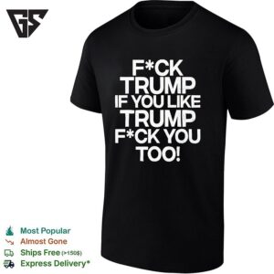Censored Profanity Political Opinion Bold Text T-Shirt