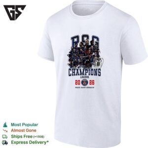 Champions League Champion Psg Paris Est Magique 2025 2026 Graphic T-Shirt