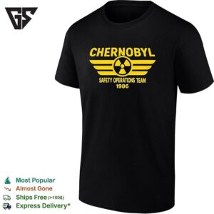 Chernobyl Safety Operations Team 1986 Nuclear Power Plant Disaster Themed T-Shirt